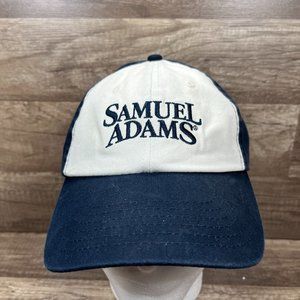Samuel Adams Boston Beer Company Cap Hat Blue White Adjustable Strapback